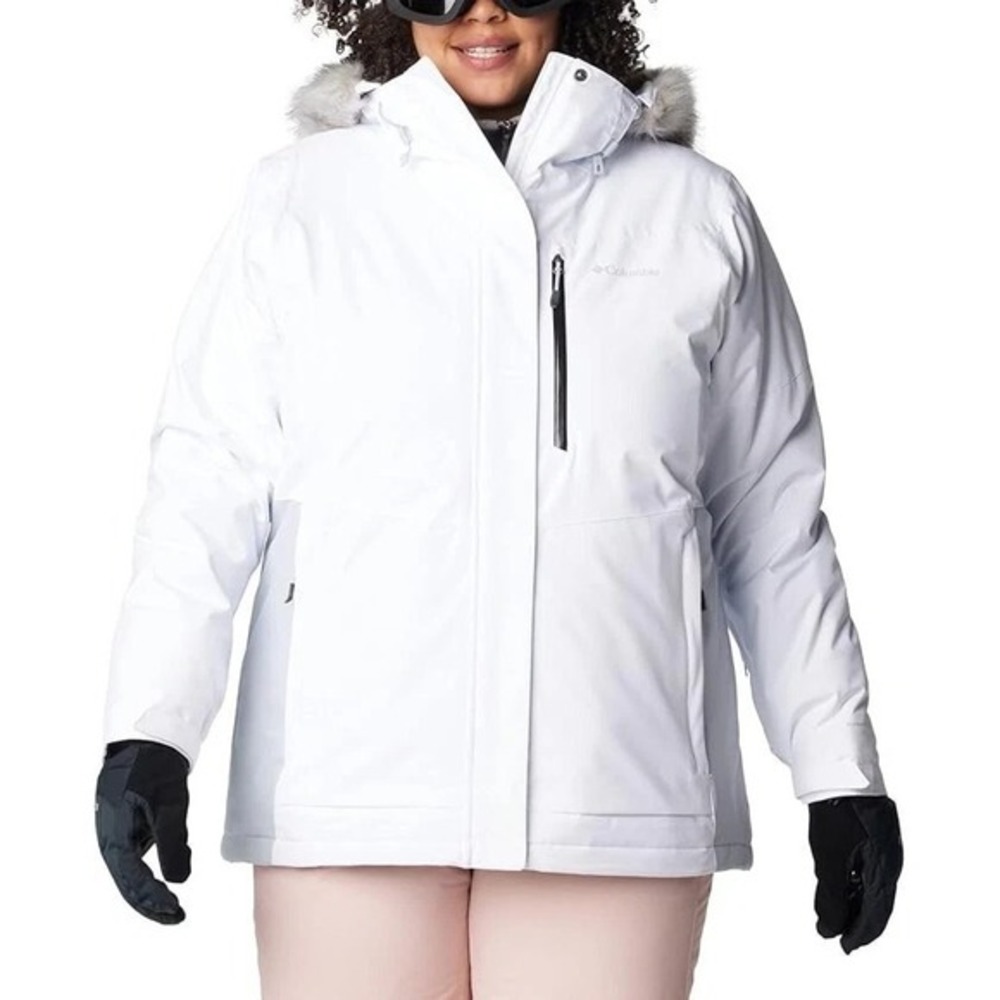 Columbia‎ Women's 3X Ava Alpine Hooded Insulated Ski Jacket Omni-Heat $290
